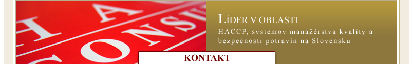 HACCP Consulting - lder v oblasti HACCP na SLovensku